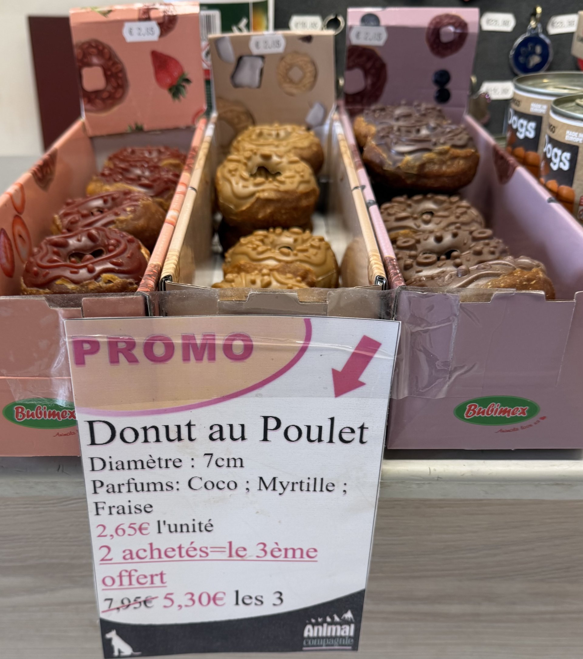 donut à mâcher au poulet