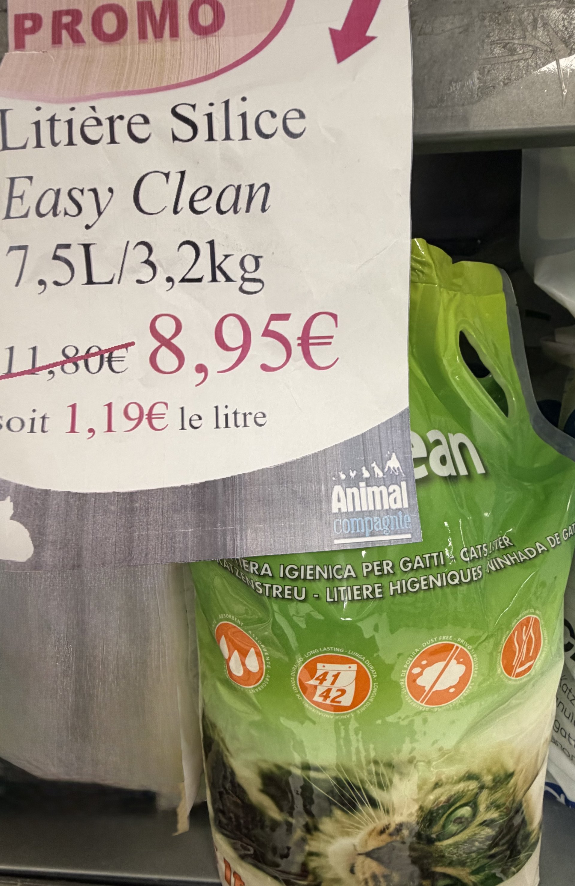 sac de litière silice