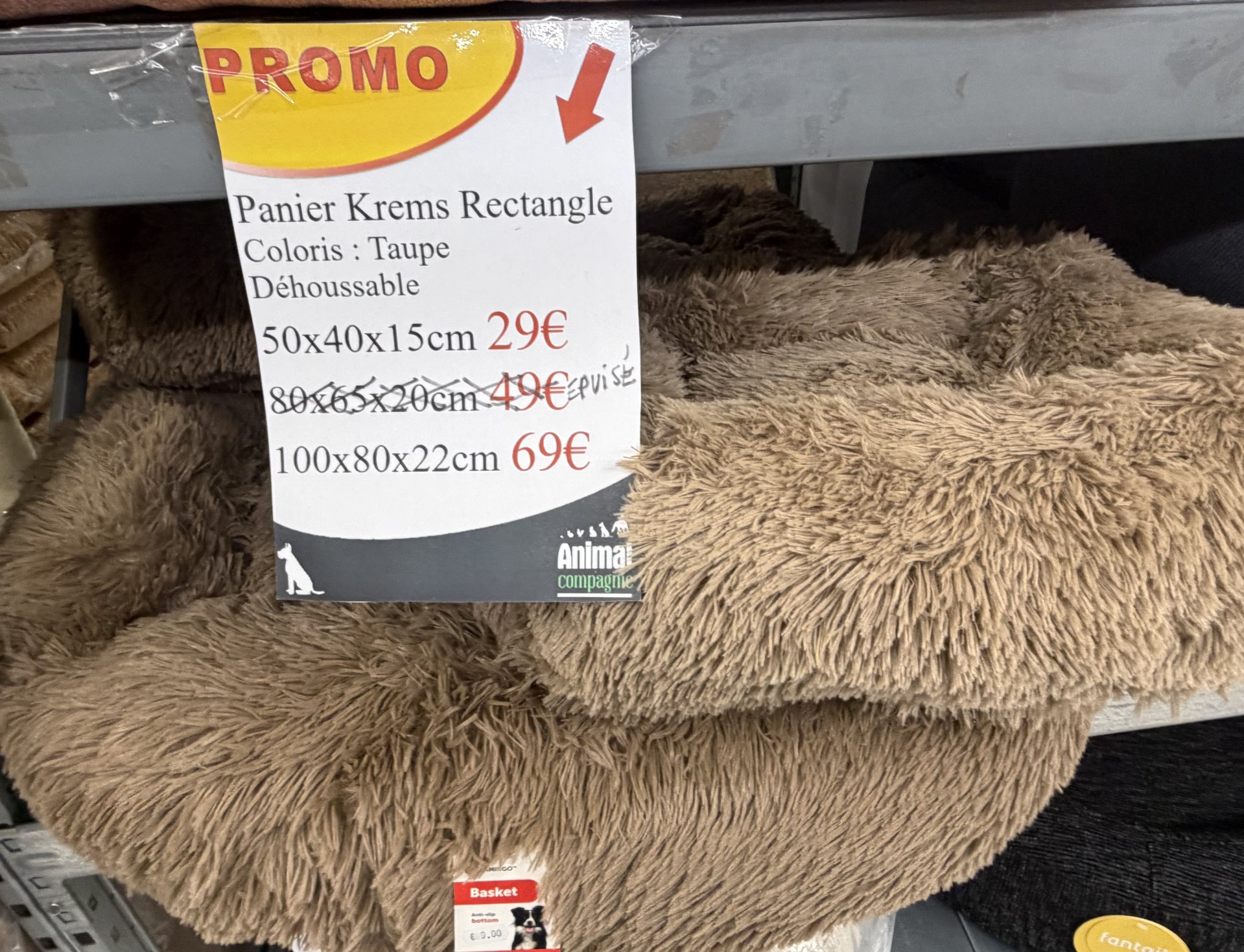 panier rectangulaire krems