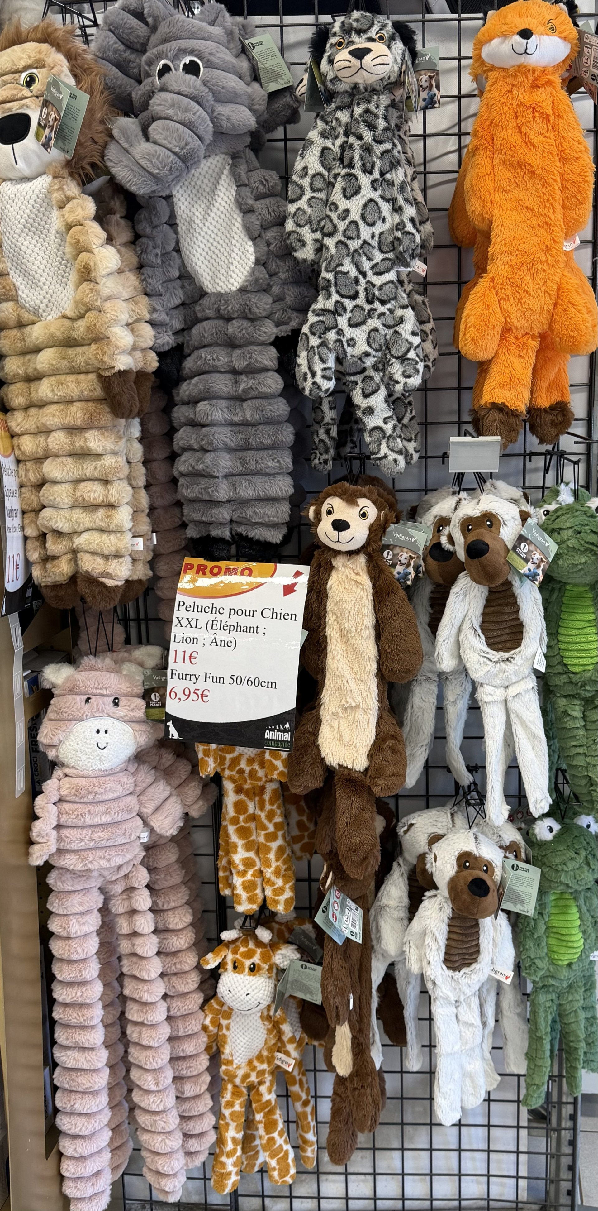 promo peluche plate grande taille